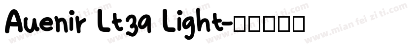 Auenir Lt39 Light字体转换